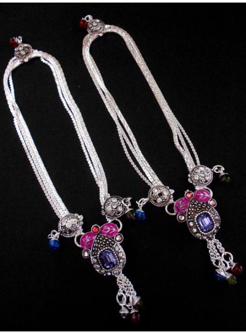 Oxidised Anklets